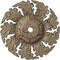 Ekena Millwork Needham Ceiling Medallion (Fits Canopies up to 4 1/4"), 14 5/8"OD x 2 1/4"P, Gobi Desert Crackle CM14NEGDC - alternate 1